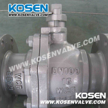 Cast Steel Floating Ball Valve with Lever Operation